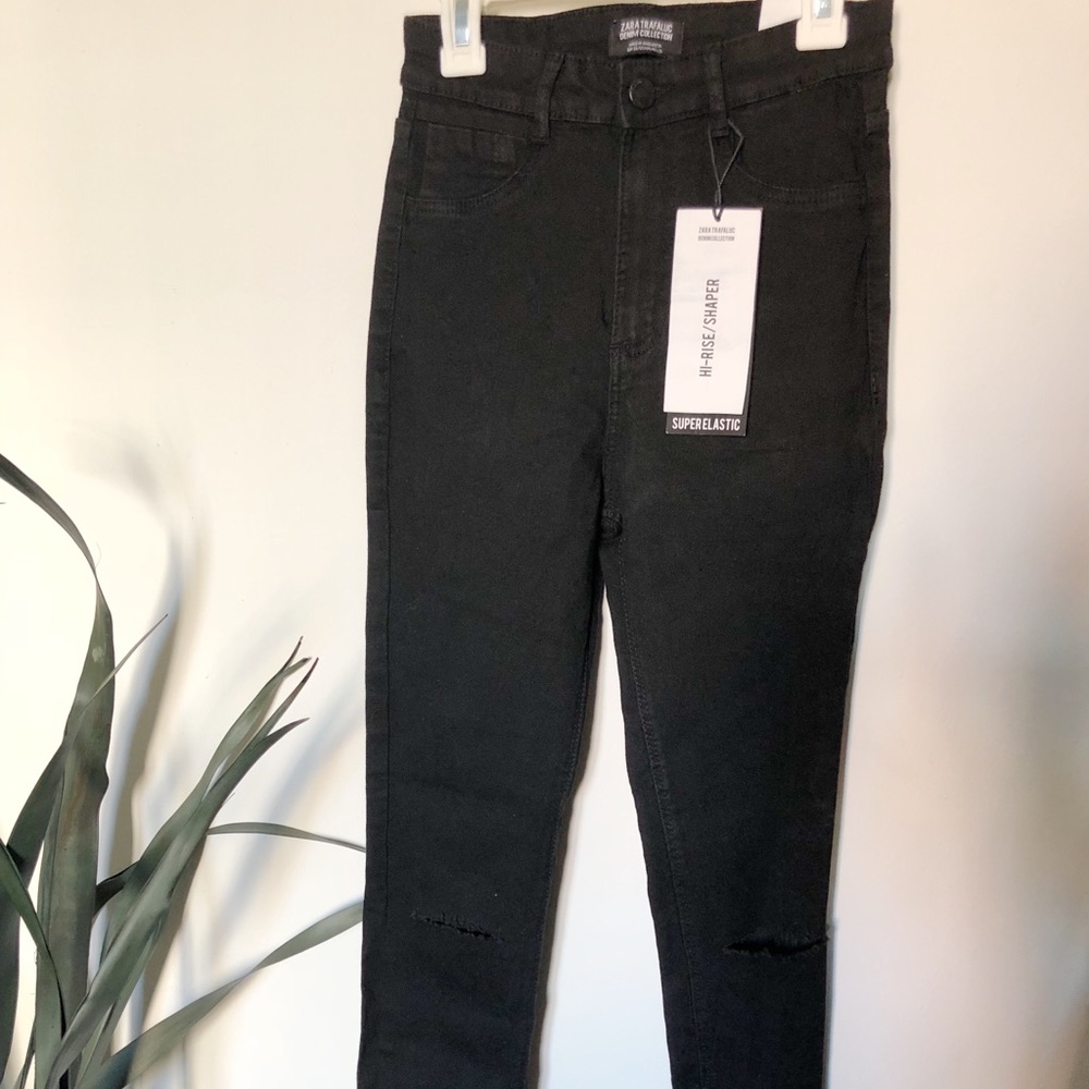 Zara High Rise Shaper Super Elastic Jeggings